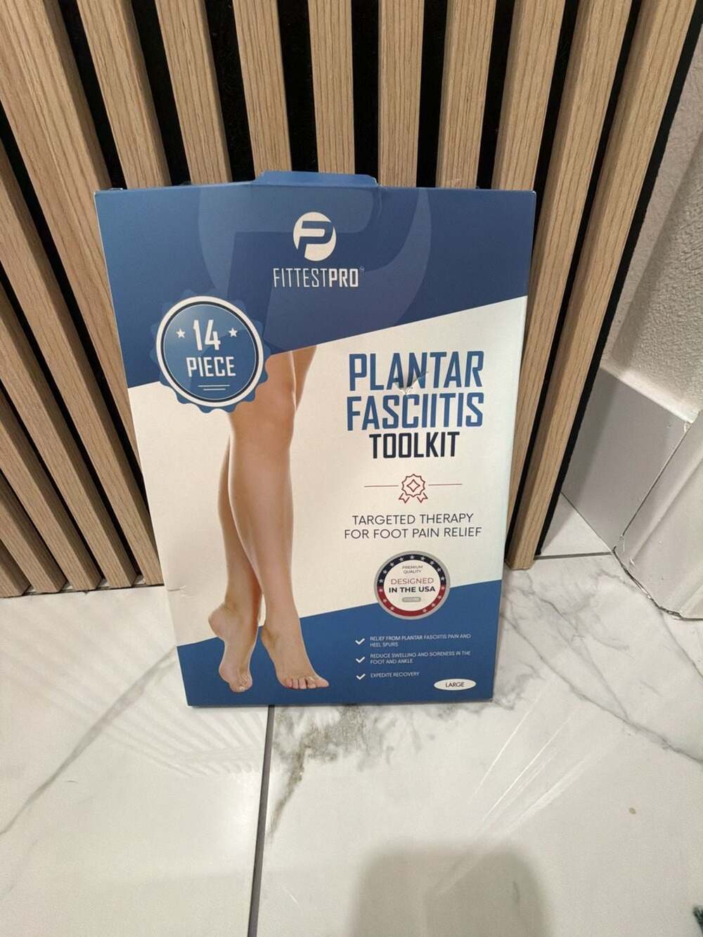 Fittest Pro Plantar Fasciitis Toolkit Size Large 14 Piece